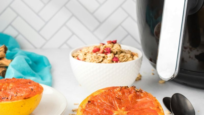 Airfryer in een moderne keuken